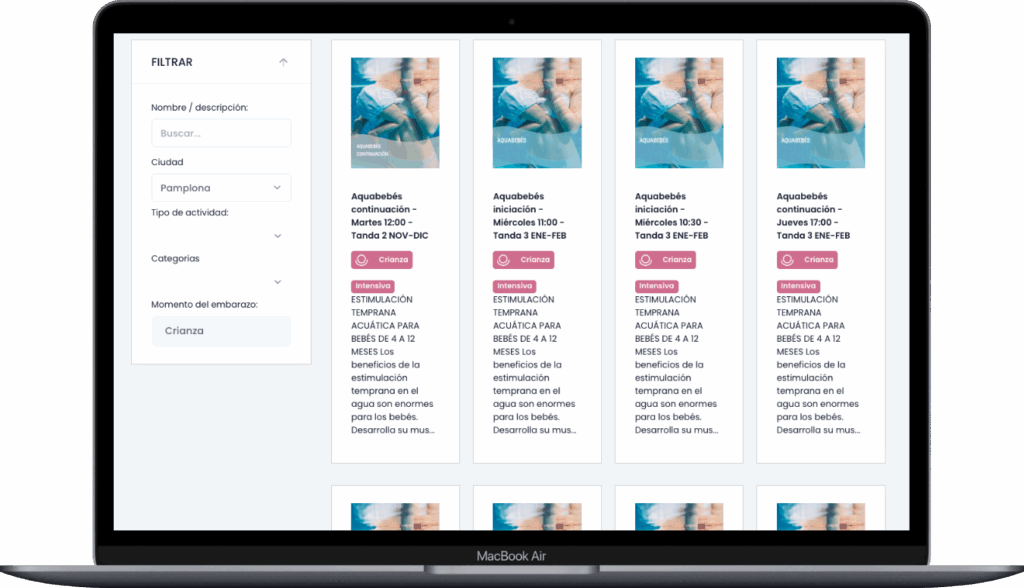 venta online de actividades, tienda online para gimnasios, venta de bonos deportivos, venta de productos fitness, tienda digital centro deportivo, venta online gimnasio